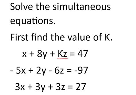 Solved First Find The Value Of K