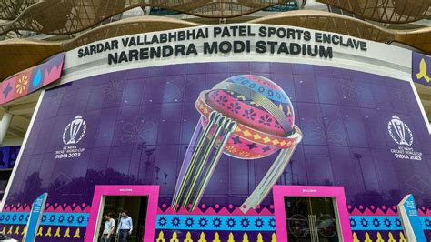 Preparations In Full Swing At Narendra Modi Stadium In Ahmedabad Ahead