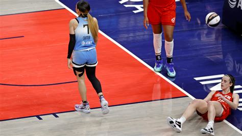 Caitlin Clark Takes Hard Foul Wnba Hands Out Flagrant 1 After