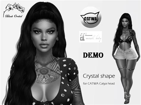 Second Life Marketplace Crystal Shape Catwa Catya Demo Maitreya