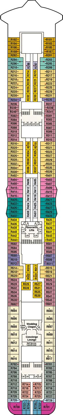 Regal Princess Deck plan & cabin plan