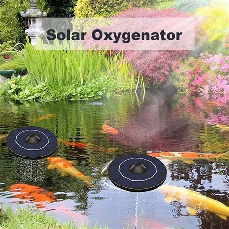 Floating Solar Air Pump Kit Solar Pond Aerator Pump Outdoor Solar