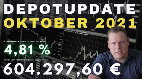 ETF Aktien Depot Update Oktober 2021 Dividenden Aktien ETFs