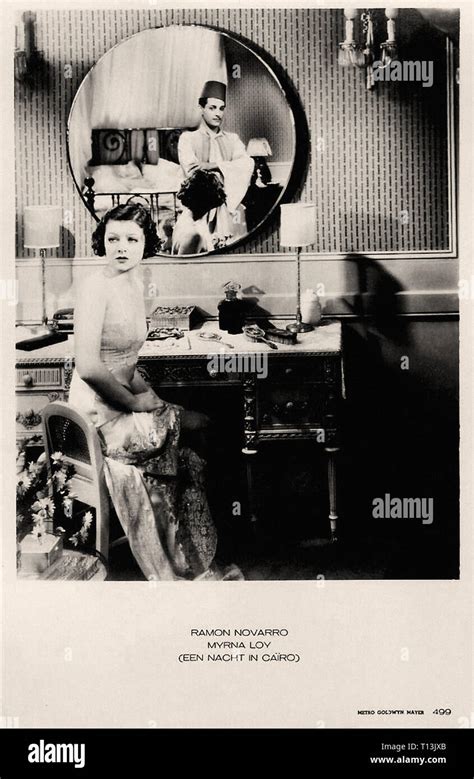 Promotional Photography Of Ramon Novarro And Myrna Loy In The Barbarian