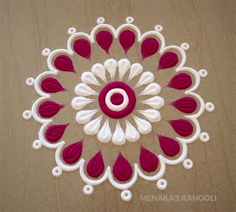 Very Easy Rangoli Design Easy And Simple Rangoli Design Easy