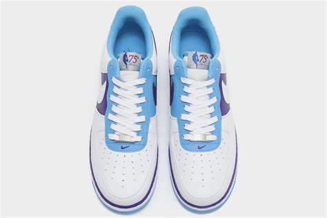 First Look: NBA x Nike Air Force 1 Low ‘Lakers’ Joins 75th Anniversary ...