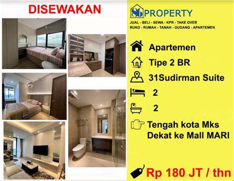 Apartemen Sudirman Suite Lengkap Perabot Dan Furnished