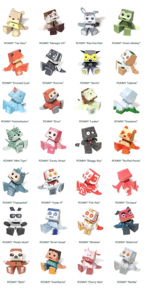 28 Paper Toy Ideas Paper Toys Paper Crafts Paper Dolls