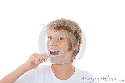 Child Cleaning Teeth Stock Photography | CartoonDealer.com #24866114