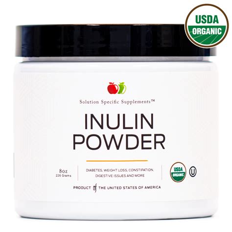 Organic Jerusalem Artichoke Inulin Powder Bulk Prebiotic 6oz 60