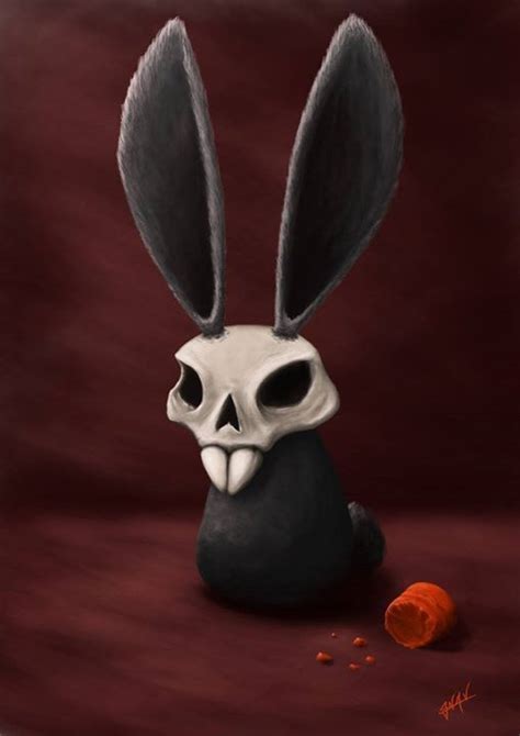 Scary Easter Bunny Drawing - Drawing.rjuuc.edu.np