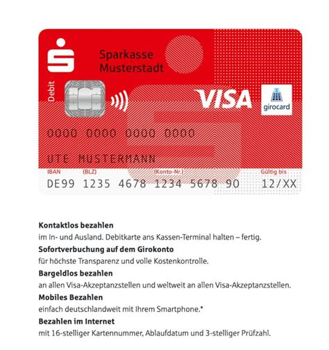 Sparkassen Card Mit Visa Debitkarte Als Co Badge Startet