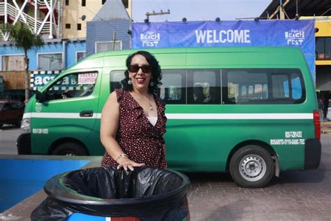 Vendedores Ambulantes Donan Botes Para Basura En Rosarito