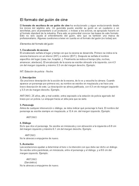 PDF El Formato Del Guión de Cine DOKUMEN TIPS