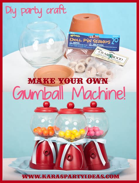 Kara's Party Ideas DIY Tutorial: Make Your Own Bubble Gum Machine ...