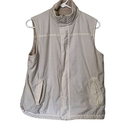 Lauren Ralph Lauren Reversible Vest Medium Womens Ta Gem