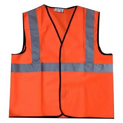 Without Sleeves Polyester Reflective Safety Jacket For Construction