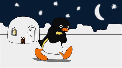 Pïngu Runs Away By Nashïro789 On DevïantArt - Pingu Fan Art (44173153 ...