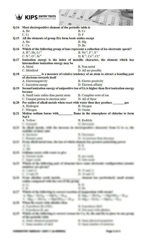 SOLUTION S And P Block Elements Transition Elements Mcqs Work Sheets