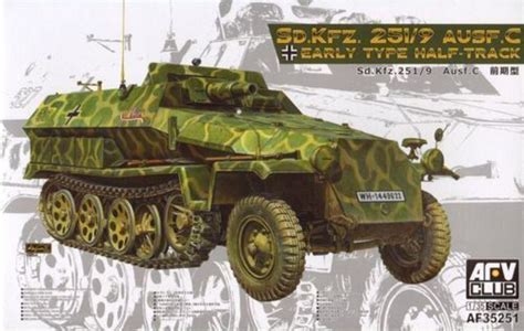 Sd Kfz Ausf C Early Type Half Track Afv Club Af