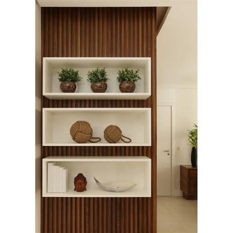 Nicho Retangular Mdf Branco Fundo X X Shopee Brasil