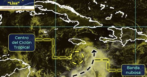 Se Desarrolla La Tormenta Tropical Lisa En El Mar Caribe