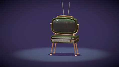 Retro TV - Download Free 3D model by thatmatadore [8824397] - Sketchfab