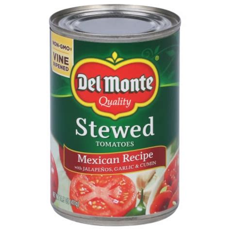 Del Monte Mexican Recipe Stewed Tomatoes 14 5 Oz Kroger