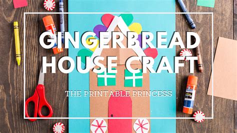 Gingerbread House Craft for Kids