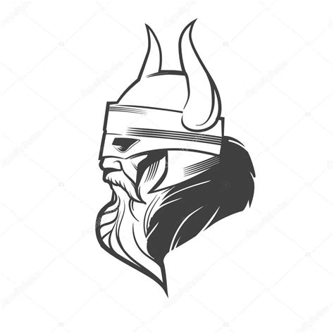 Viking Head Logo