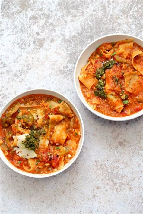 Instant Pot Lasagna Soup Vegan Lasagna Soup Vegan Richa