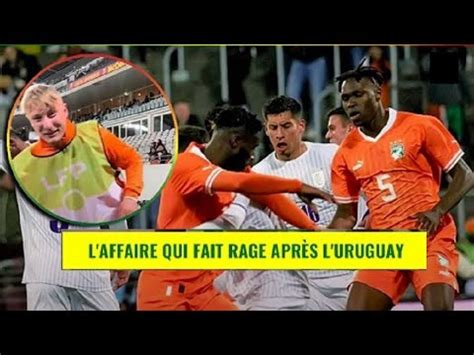 Une grosse polémique éclate 48h après Côte d Ivoire vs Uruguay YouTube