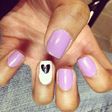 Purple And Pinkish Color 💜💕 Nails Color Purple