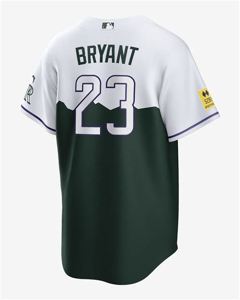 Kris Bryant Colorado Rockies City Connect Mens Nike Mlb Replica Jersey