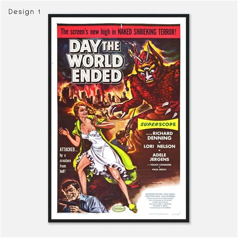 Day the World Ended (1955) Movie Poster Print - Citiesbox