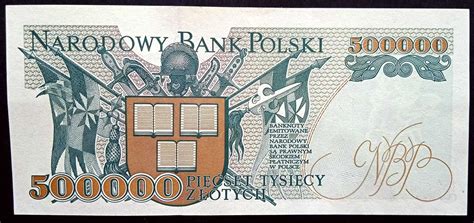 Banknot PRL 500 000 zł 1993 S st 1 Okrąglik OLX pl