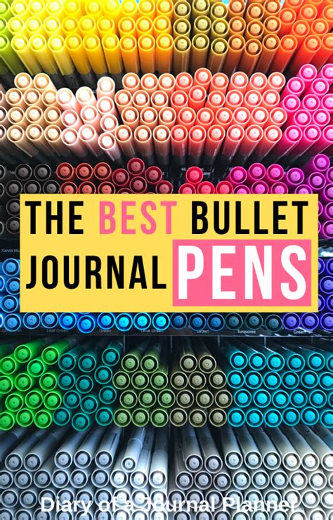 Best Pens For Bullet Journal Artofit