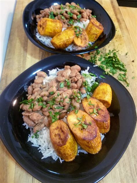 Rice, Beans, and Maduros – An Imperfect Vegan