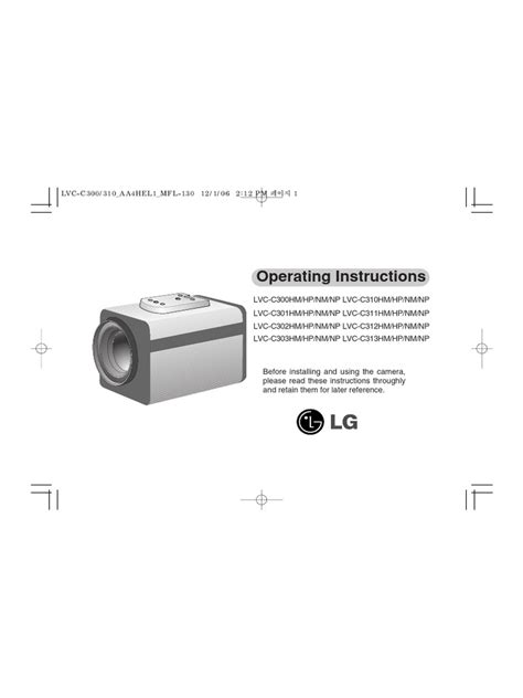 LG LVC User Manual | PDF | Display Resolution | Menu (Computing)