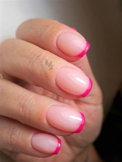 Cool Neon French Manicure Aleisha West