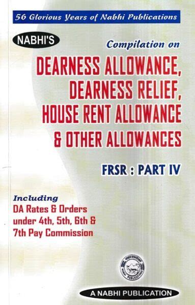 Nabhi Publication Compilation Of Dearness Allowance Dearness Relief