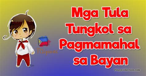 Kasalukuyang Tula Tungkol Sa Pag Ibig Sa Bayan