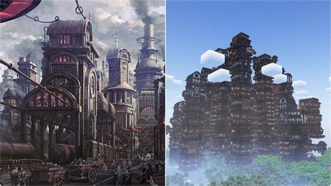 Steampunk City Minecraft