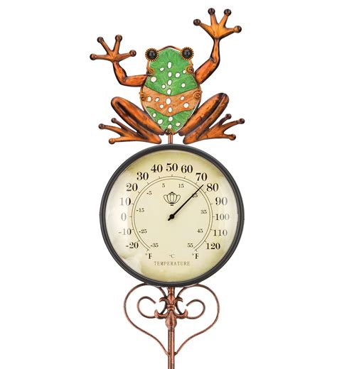 Regal Art And T 11924 Frog Thermometer Stake At Sutherlands