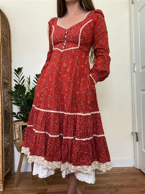 Red Gunne Sax Dress In 2023 Gunne Sax Dress Sax Dress Style