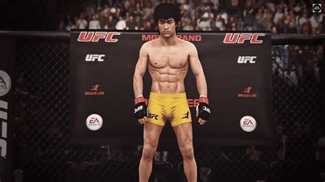 Watch A Digital Bruce Lee Show Off His Moves In New Ea Sports Ufc