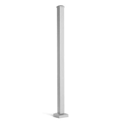 Trex Signature Railing Classic White Aluminum 53 Stair Post