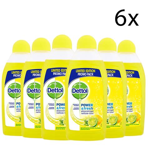 Dettol Allesreiniger Power And Fresh Citrus 500ml X6 Bol