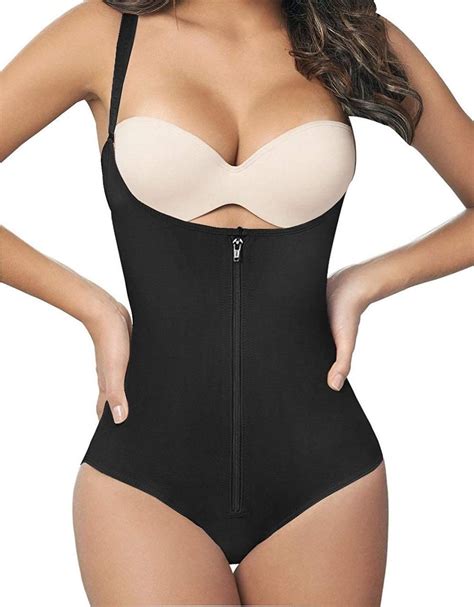 Camellias Womens Seamless Firm Control Shapewear Faja Open Bust