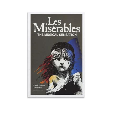 Les Miserables broadway Movie Poster Canvas Art and Wall Art - Etsy